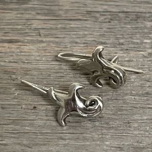 Handmade sterling silver design earrings